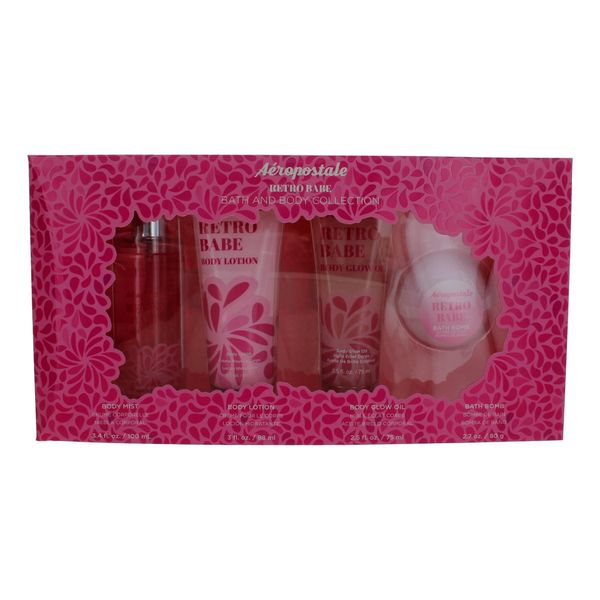 AEROPOSTALE Retro Babe, 4 Piece Bath and Body Collection