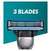 Gillette Mach3 Razor For Men, 1 Gillette Razor, 2 Razor Blade Refills