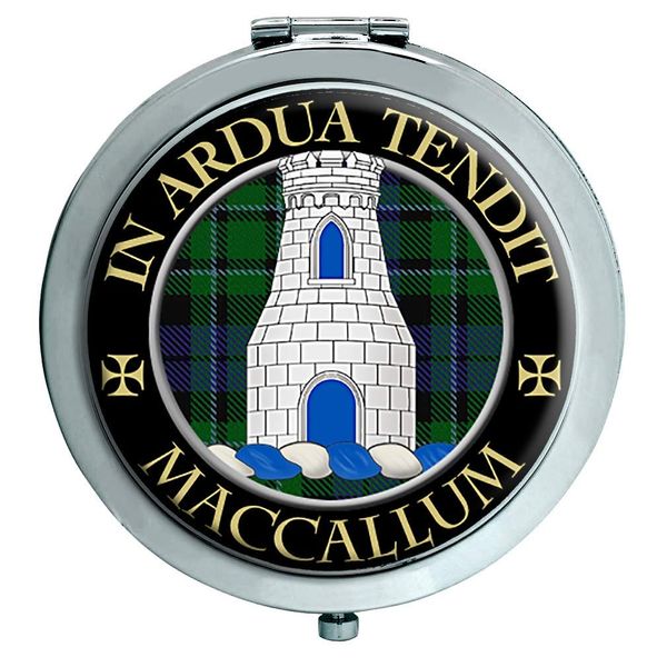 Maccallum Scottish Clan Compact Mirror