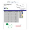 netproshop 2 Meter Schrumpfschlauch 1,2mm (2:1), Farbe:Weiss