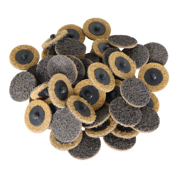 2Inch Coarse Surface Conditioning Discs Roll Lock Die Grinder Sanding Pads 50Pcs