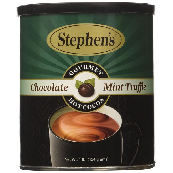 Stephen's Gourmet Hot Cocoa, Chocolate Mint Truffle - 1lb. Canister