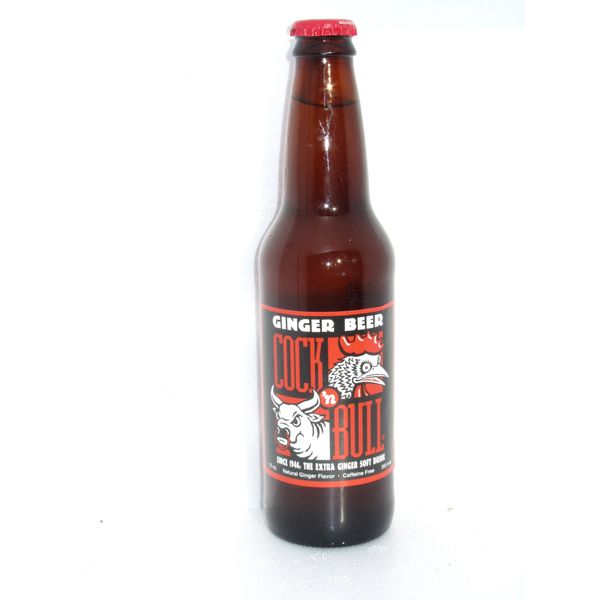 COCK & BULL GINGER BEER SODA REGULAR GLASS BOTTLE 1 CT 12 OZ - 0072924012132