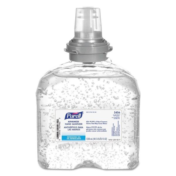 Purell 545604EA 1200 mL Advanced Instant Gel Hand Sanitizer TFX Refill New