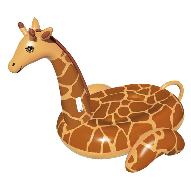 Swimline Giant Inflatable Giraffe Ride-On Pool Float , Brown