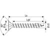 SPAX 1191010600503 Screws, 6x50mm