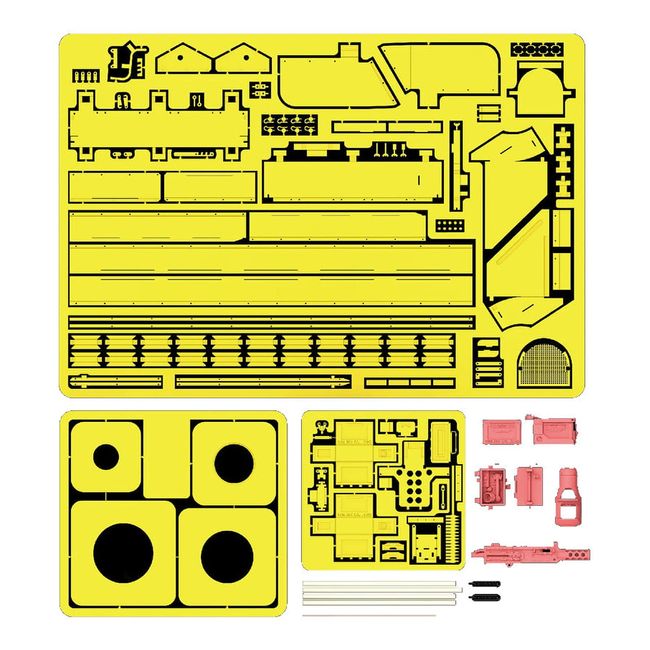 Raifield Model 1/35 US Military M4A3 76W HVSS Sherman Upgrade Parts Set (RFM5049) Plastic Model Parts RFM2017