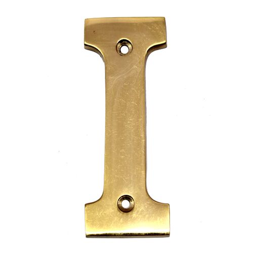 eSplanade Brass House Hotel Door Name Alphabet - Wall Door Plaque Letter - Golden - 4" Inches ("A" and "I" Letters - 4")