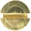 #9 x 1" Solid Brass Flat Head Wood Screws Slotted Drive Qty 100