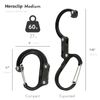 HEROCLIP Carabiner Clip and Hook (Medium) | Camping Backpack Garage