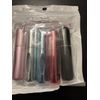 5 Pcs Refillable Travel Portable Perfume Atomizer Bottle Spray Pump Case
