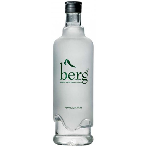 Berg Water, Sourced from Icebergs, 25.36oz (One 750ml Glass Bottle)