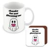 MUGGZ - Thanks for Not Ghosting Me - Mug & Coaster - Couples in Love
