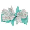 Princess on Aqua Hair Bow
