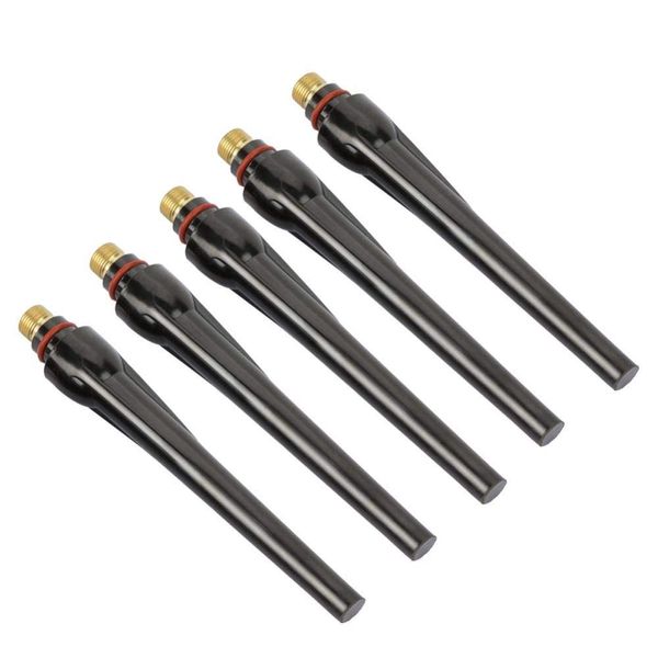 TIG Back Cap Kit 57Y02 57Y03 57Y04, TIG Torch Part Accessory Replacement Part for WP-17/18/26 Welding Torch(5pcs 57Y02 （Long）)