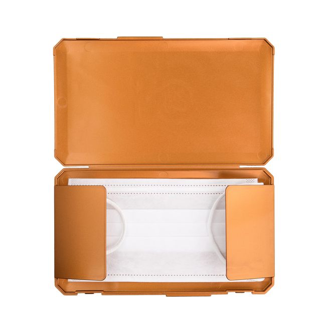 Power Support [Ultra Antibacterial] Plupper Portable Mask Case, Copper Formulated Special Plastic