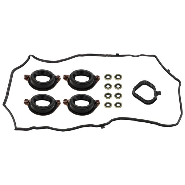 Engine Valve Cover Gasket Set Replace 12030-5A2-A01 For 2013-2017 Honda Accord 2DR EX EXL LX-S Models,2013-2014 Honda Accord 4DR EX EXL LX and Sport Models 2&4-Door 2.4L K24 P/N Head Cover Gasket Set.