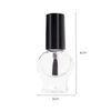 TRIXES 6x Empty Heart Shaped Nail Varnish Bottles