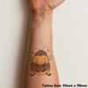 Large 'Sleepy Bumble Bee' Temporary Tattoo (TO00075403)