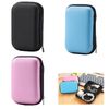 3-in-1 Hard Drive & Accessory Case - Multi-Function Storage for Small Electronics, Power Banks & More (Blue, Pink, Black)