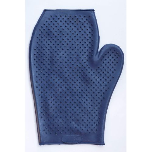 Horse Grooming Mitt (Navy Blue)