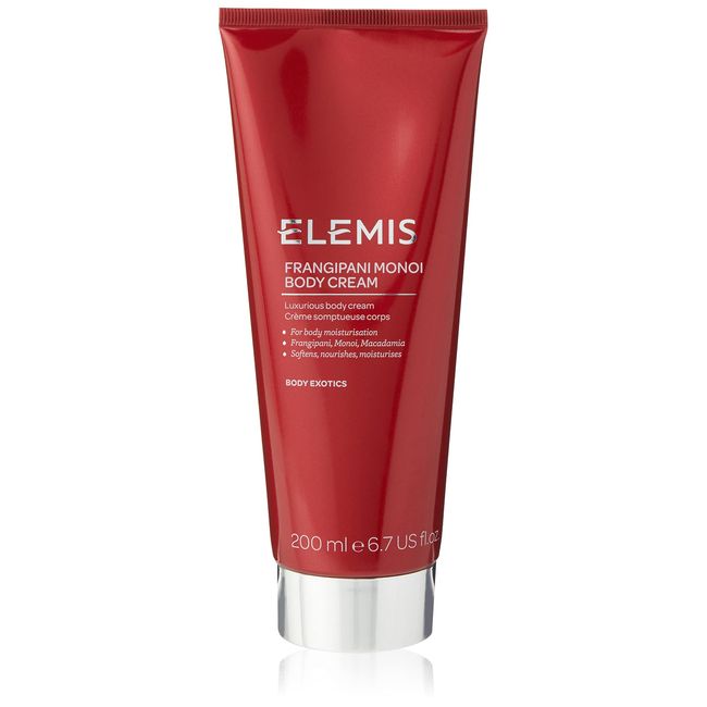 ELEMIS Frangipani Monoi Body Cream, Luxurious Body Cream, 6.7 Fl Oz