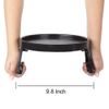 Pekokavo Sofa Arm Clip Tray, Side Table for Remote Controls/Drinks/Gamepads Holder (Black)