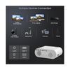 Projector, Native 1080P Full HD Bluetooth Projector with Speaker, Outdoor Por...