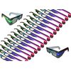 Rob's Super Happy Fun Store Fireworks Diffraction Glasses - 20-Pack Rave Wave Glasses