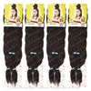 4 PACK XPRESSION LAGOS BRAID Pre-Pulled Hair Extension,36″ & 44″ Pack, (Colour 2 Dark Brown)
