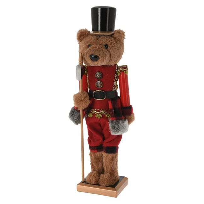 CHARLIES Bear Nutcracker – Brown, 38cm x 12xm x 9cm (ASK001670)