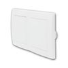 FLAIR 2-Way Blind Cover / Faceplate, Colour White, with Double Frame