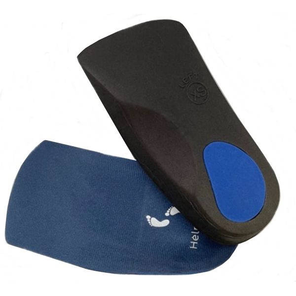 Orthotic Insoles Breathable for Plantar Fasciitis Foot Back Leg Pain 3/4 Length (MED F/L (7-8.5UK))