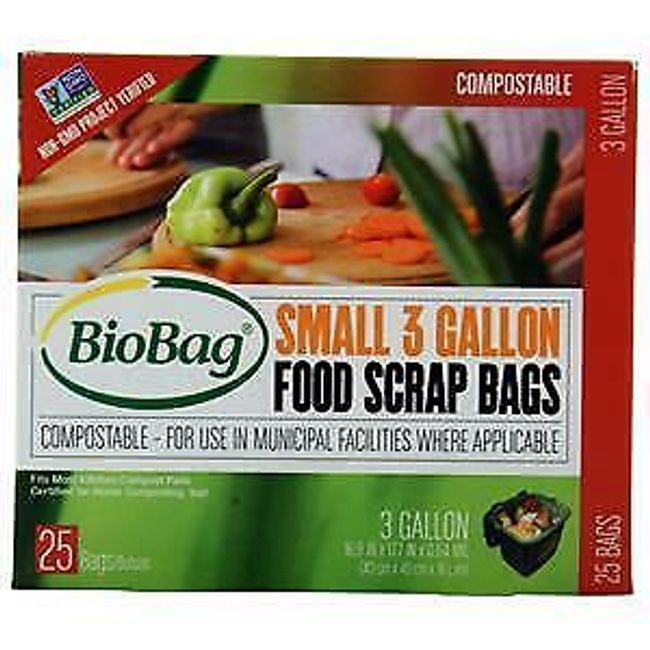 BioBag Food Scrap Bags - Small 3 Gallon 25 count