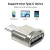 leizhan TF Card Reader, USB-C to TF/micro SD Card Reader, Adapter OTG USB 3.0 for for Window MacBook OS X Android