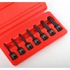 7 Pcs 3/8" Drive Hex Impact Socket Bit Set (Metric) PRO Automotive Shop Tools