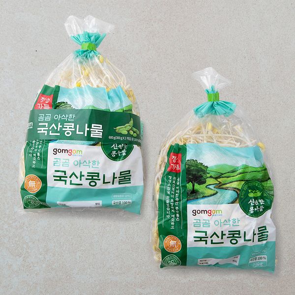 Gomgom Crunchy Korean Bean Sprouts, 300g, 2ea