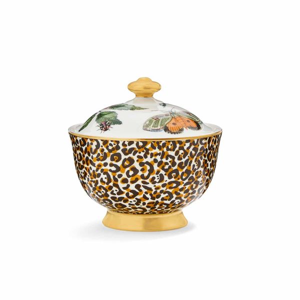 Spode Covered Sugar Bowl Multi Coloured CRC8826-XW, 7 Ounce