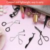 Eyelash Curler, 5 Pieces Professional Eyelash Curler False Eyelash Tweezers Metal Eyelash Curlers Eyelash Clip for All Eye Shapes (5Sizes)