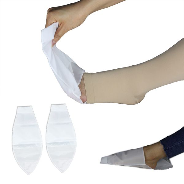 Dressing aid for compression stockings, compression socks, stocking aid for the elderly, disabled, pregnant people