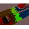 TrainLab Plarail to Brown 2009 Trackmaster Train Track Adapters 2pcs (NiteBrite)
