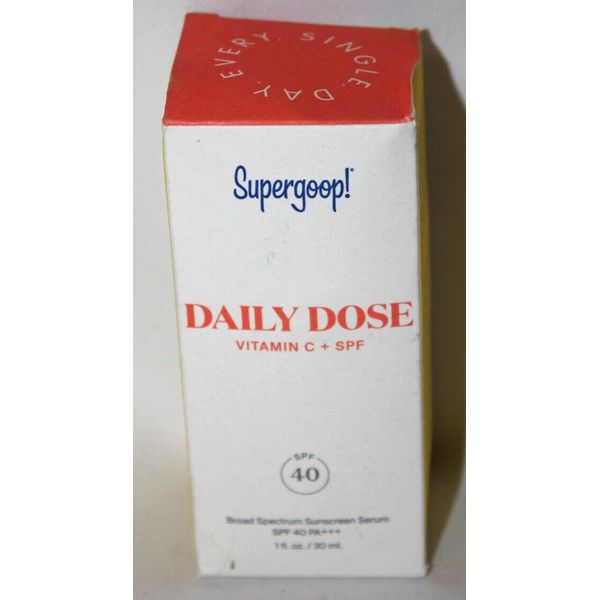 Supergoop Daily Dose Vitamin C + 40 SPF Sunscreen Serum BRAND NEW