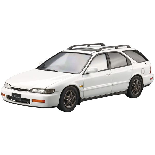 Aoshima Bunka Kyozai 1/24 The Model Car Series No. 76 Honda CF2 Accord Wagon SiR 1996 Plastic Model Molded Color