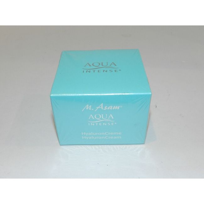 M. ASAM AQUA INTENSE HYALURON CREAM  3.38 oz  / 100ml.  NIB