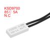 sourcing map Normally Close Temperature Switch, 85 Degree Celsius N.C 5A Thermal Switch Thermostat Temperature Control Switch Controller 2pcs