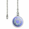 Spring Wreath Flowers Ceiling Fan and Light Pull Chain