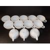 Pyrex Corning Tableware COPPER FILIGREE Coffee Cup # 701- 12 Piece Set All New