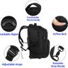Rolling Backpack, 17 Inch Water Resistant Wheeled Laptop Backpack, Carry on Lugg