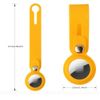 Liquid Silicone Protective Cover for AirTag GPS Tracker Keychain Buckle Case