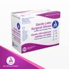 Dynarex Sterile Disposable Latex Surgical Gloves, Powder-Free, Sterilely Packaged in Pairs, Professional Medical and Healthcare Use, Veterinary Clinic, Bisque, Size 8.5, 1 Box of 50 Pairs of Gloves